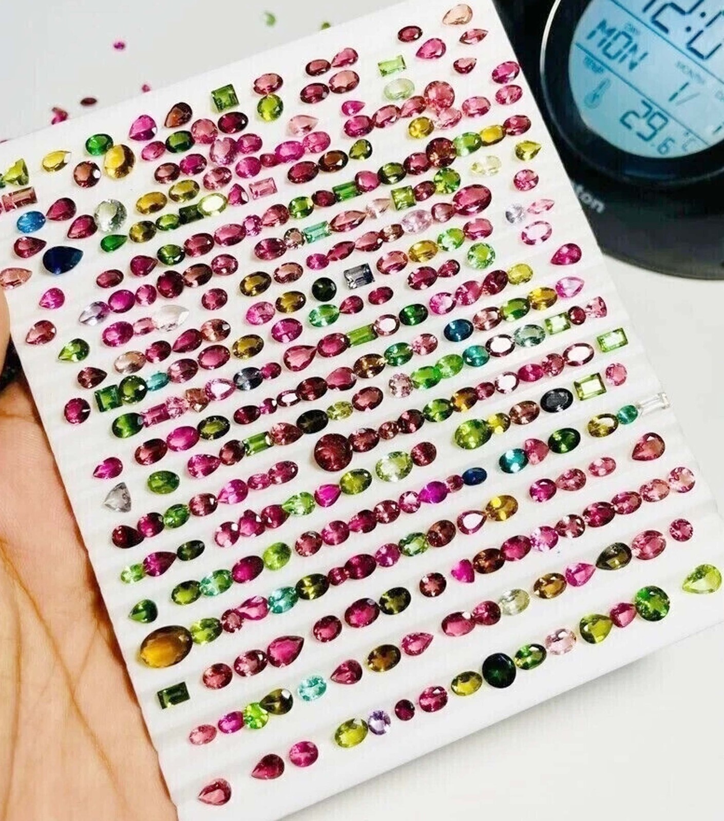 Natural 100 Ct Ceylon Multi Color Sapphire Lot Mix Cut Loose Gemstone Lot 29S