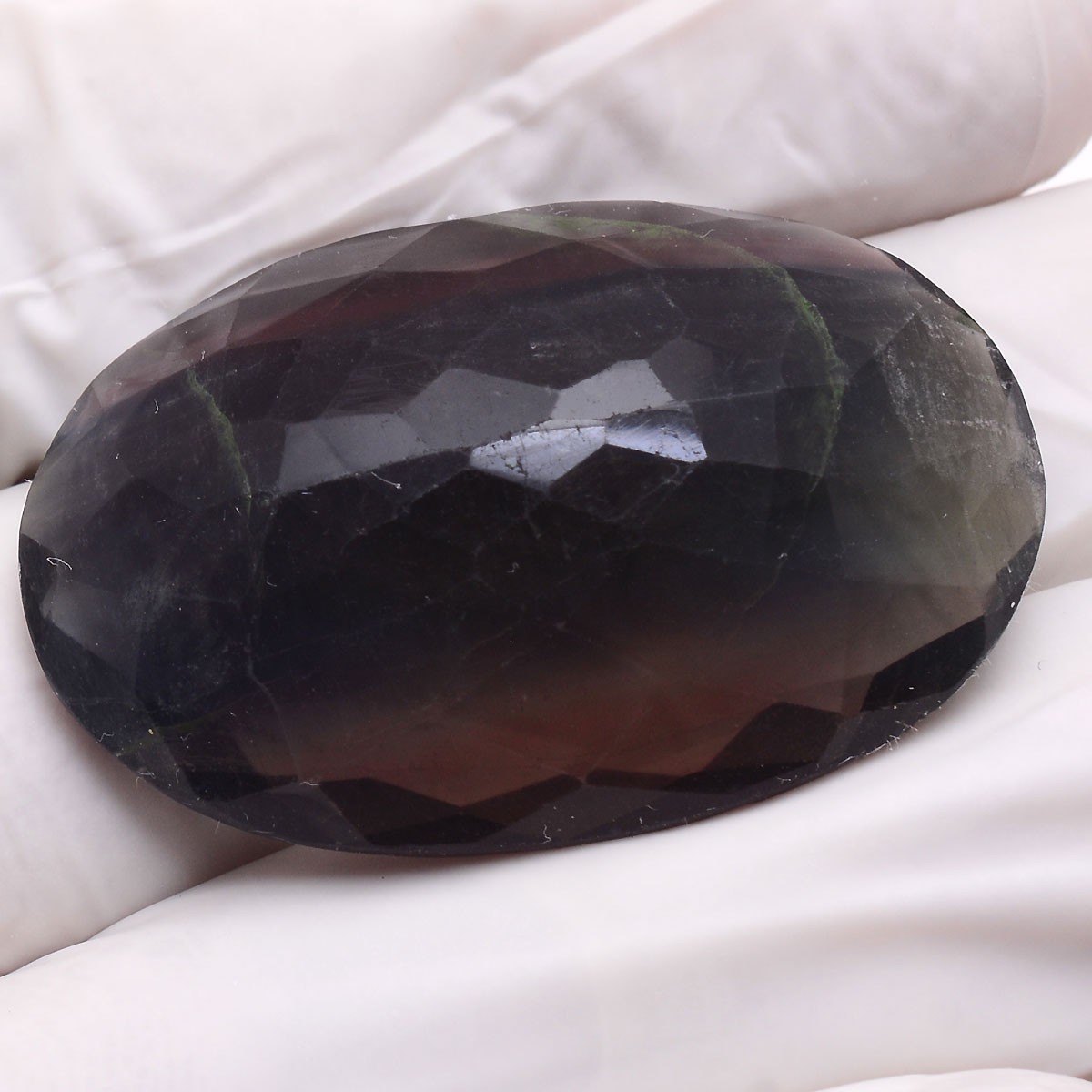 86.25 Cts Natural Bi Color Fluorite Untreated Designer Oval Cut Huge Gemstone