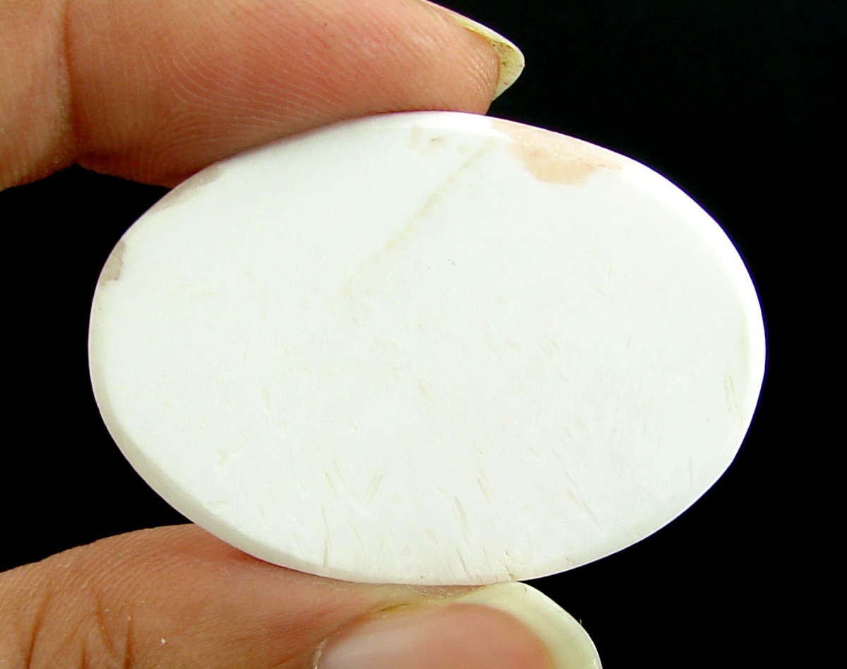 32.70 Ct Natural Scolecite Loose Gemstone Cabochon Wire Wrap Stone – 3372