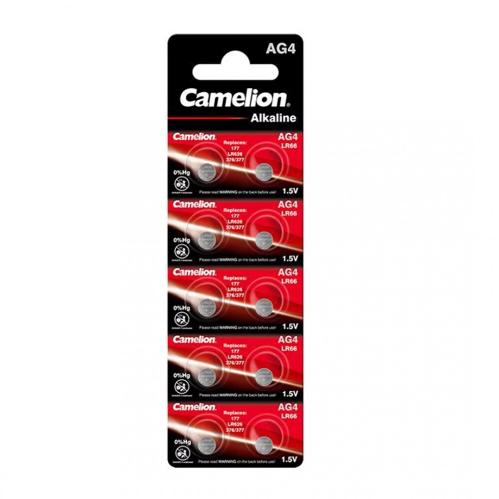 10x CAMELION LR626 AG4 377 Alkaline Coin Cell Button Uhrenbatterien 1.5V