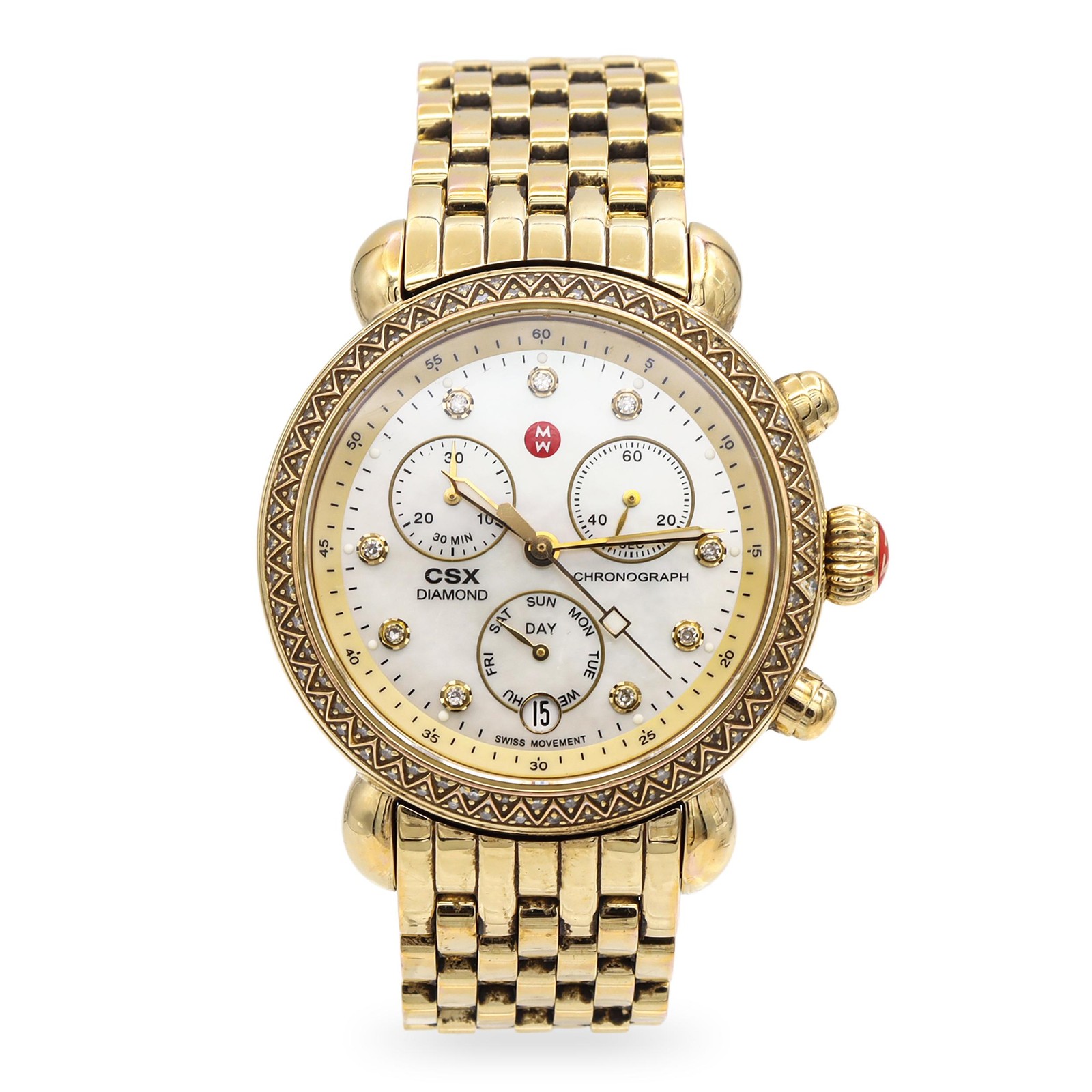 Michele CSX Diamond Chronograph Women’s Quartz Watch