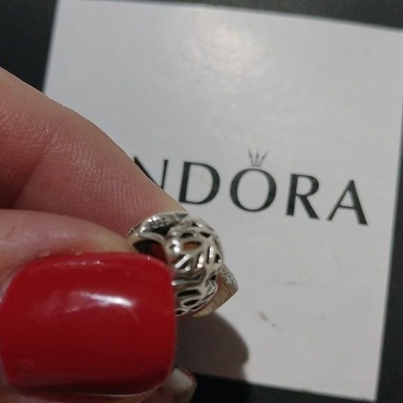 Pandora Retired Sterling Silver Autumn Bliss Openworks Bead – 791190