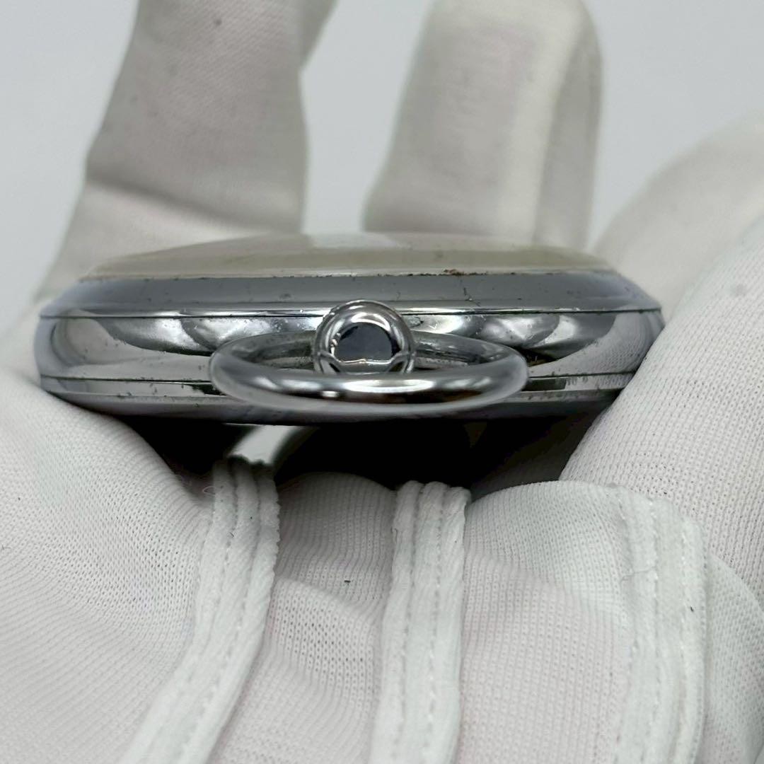 Working vintage Seiko 6310-0020 pocket watch, railway-themed, hand-wound.