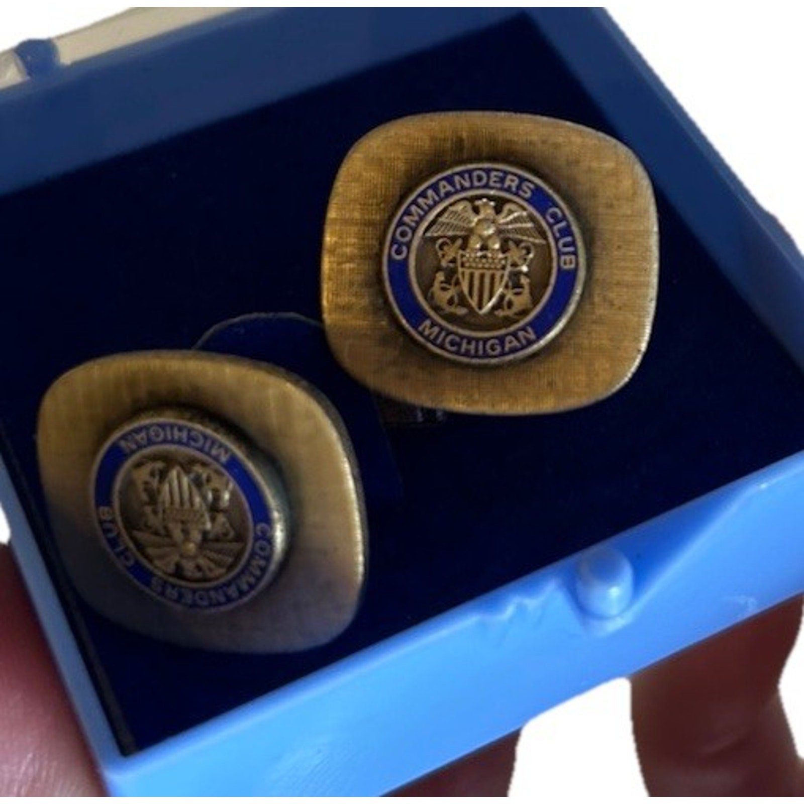 commanders club michigan cufflinks Gold Eagle Men’s Jewelry Special Occasion