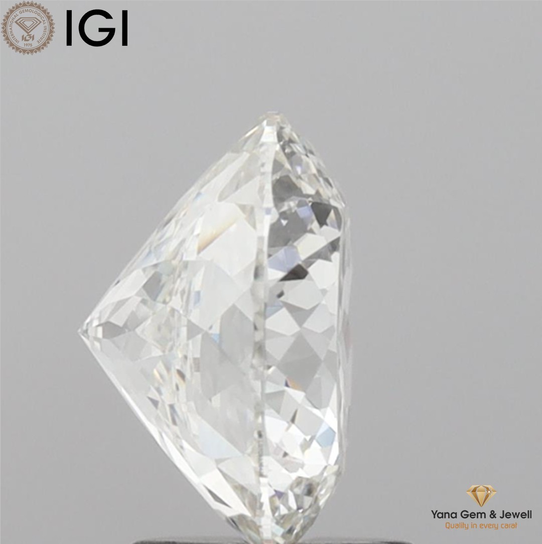 2.01 CT Portuguese Shape Lab Grown CVD Diamond IGI Certified F Color VS1 Clarity