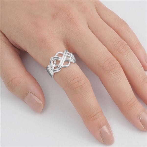 USA Seller Polish Puzzle 6 Band Ring Sterling Silver 925 Best Jewelry Selectable