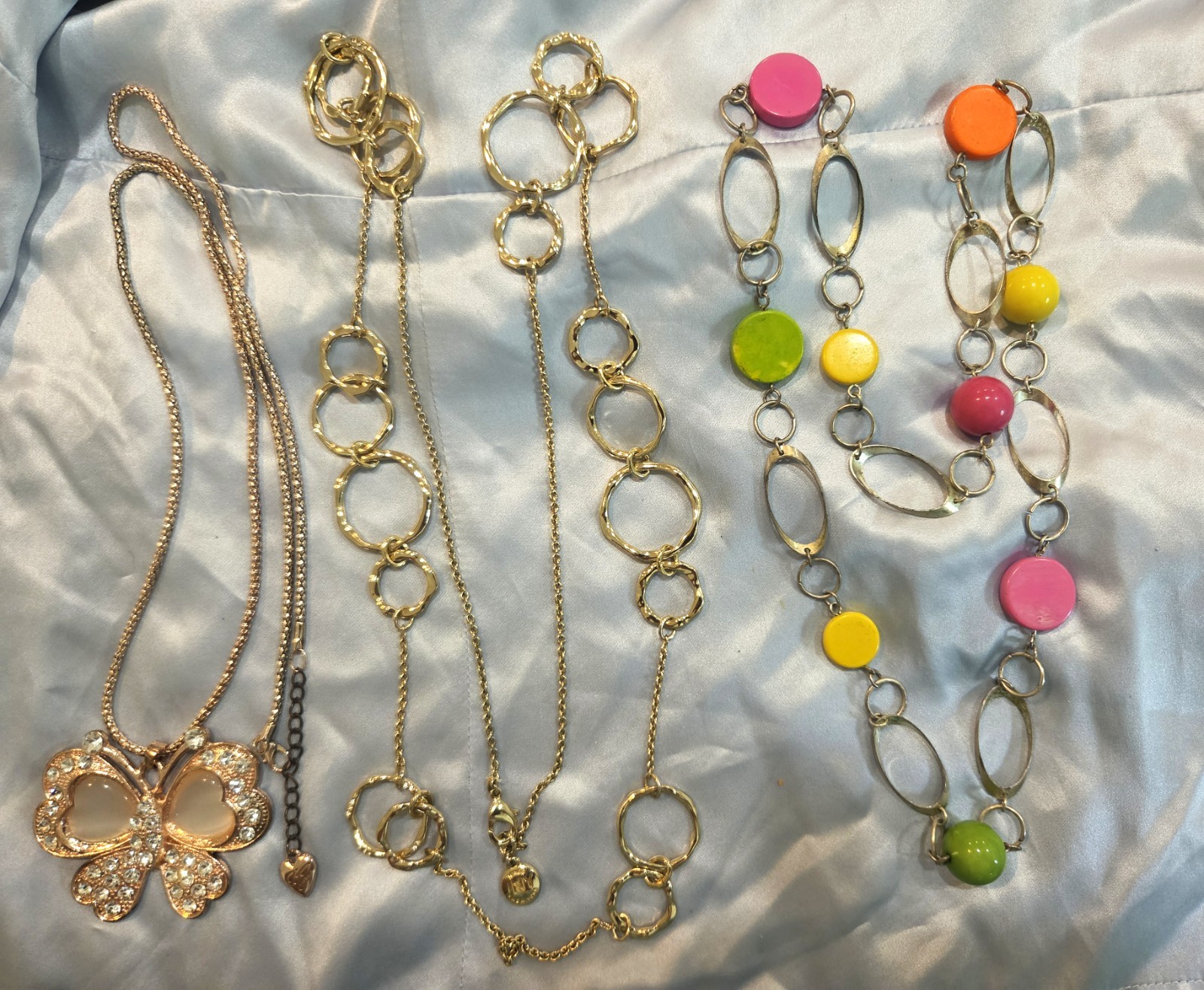 Vintage and Contemporary Necklace Lot of 3 – Very pretty! 2 Branded