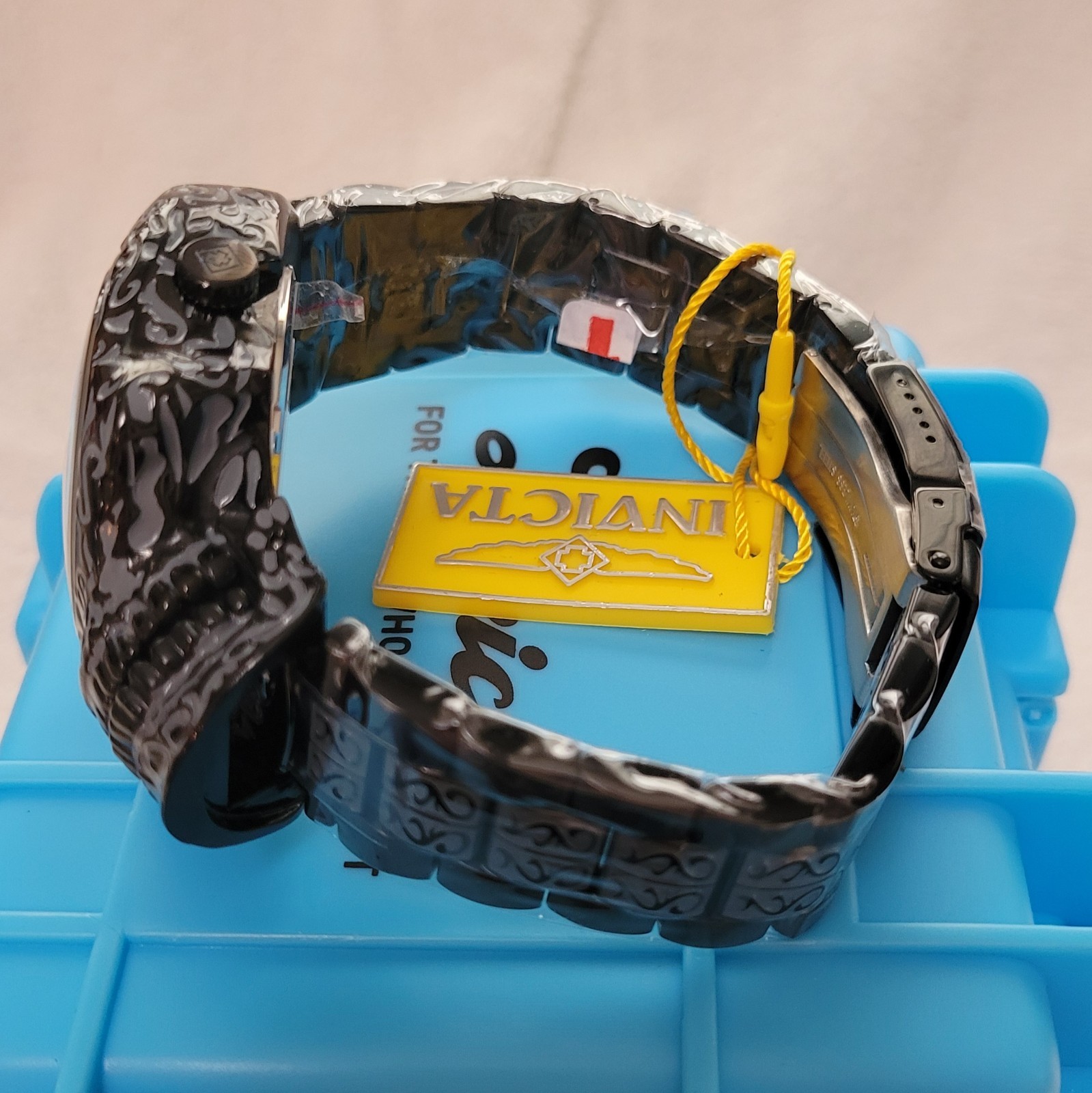 Invicta Artist Series Skull Men’s Watch 50.5mm, Black 33967 With Invicta Lockbox
