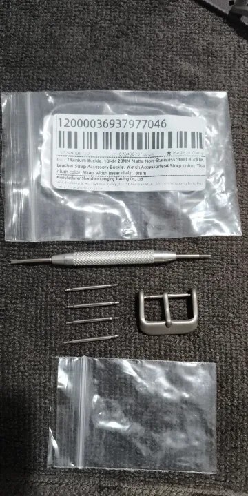 Titanium Buckle, 18MM 20MM Matte Non-Stainless Steel Buckle, Watch Accessories