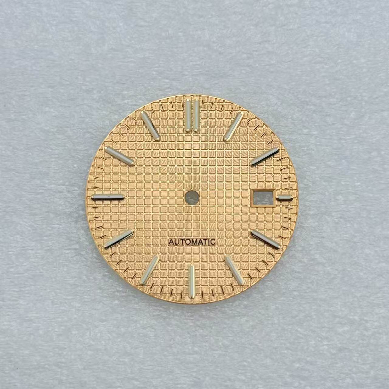 New NH35 Dial 31.8mm Green Luminous Dial Fit NH35 Movement Watch Accessories