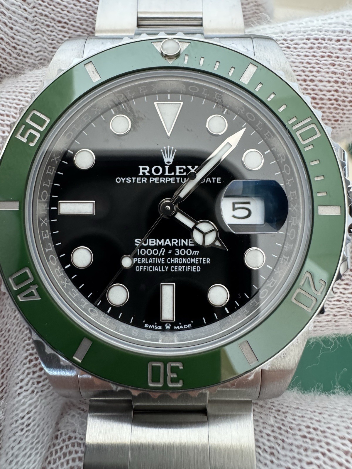 2024 Rolex Submariner Date 126610LV “Starbucks 41mm Green Bezel Black Dial