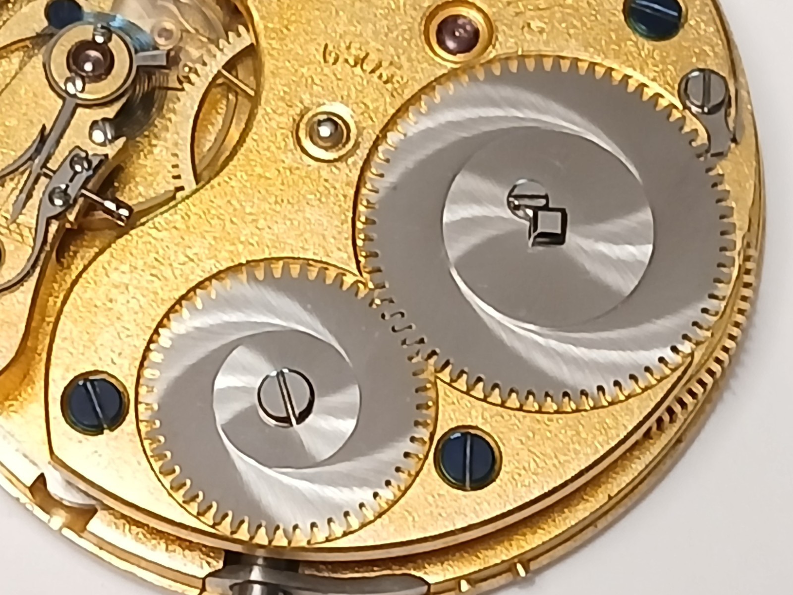 Stunning! “Rare” A Lange & Sohne 44mm DS Dial pocket watch movement. Runs!