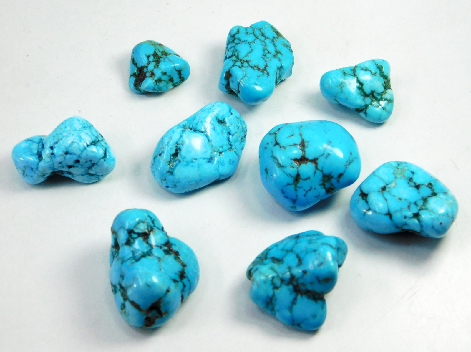 Natural 249 Ct Certified Blue Turquoise Tumble Rough Loose Gemstone Pair