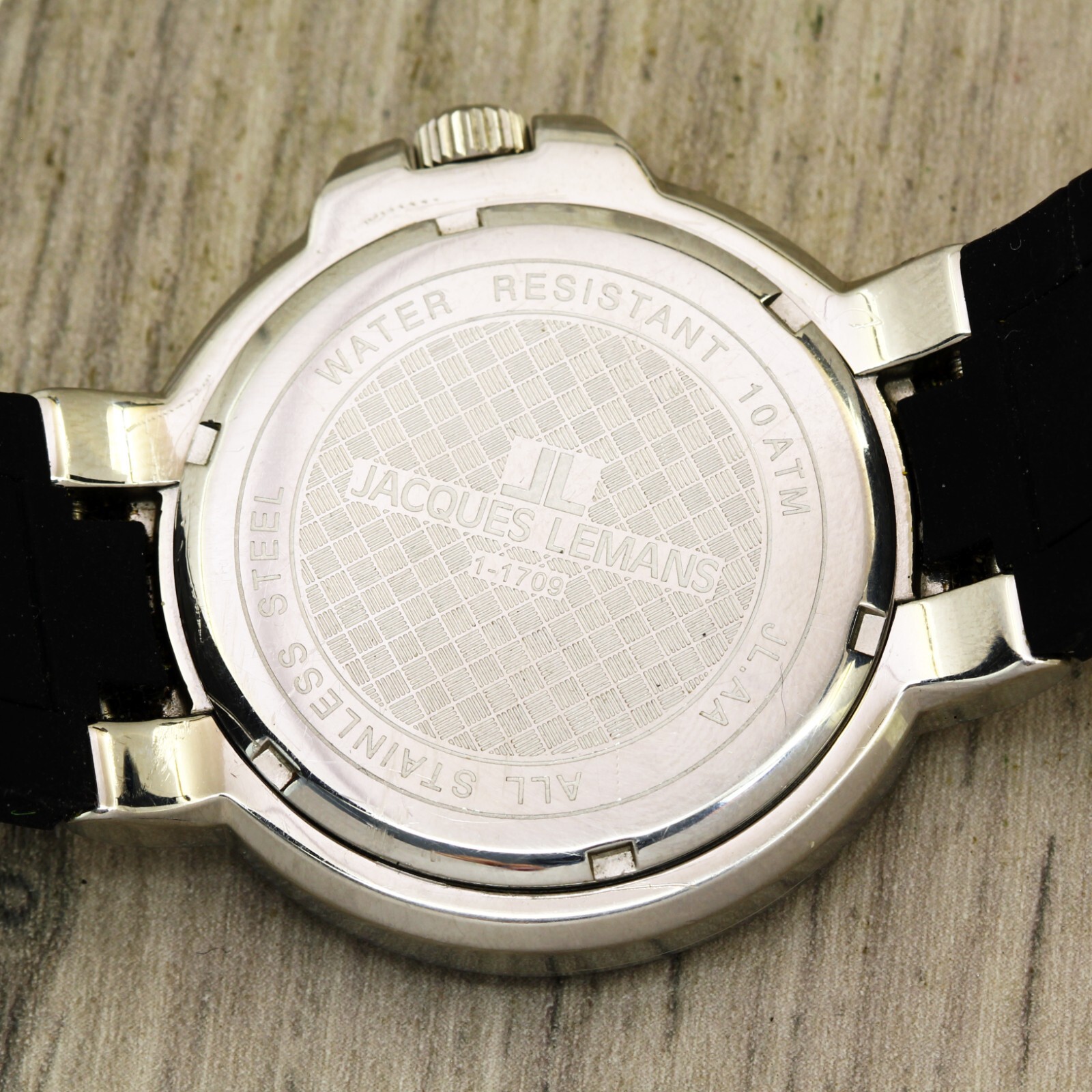 Jacques Lemans 1-1709 JL.AA Geneve quartz Swiss made stainless steel wristwatch