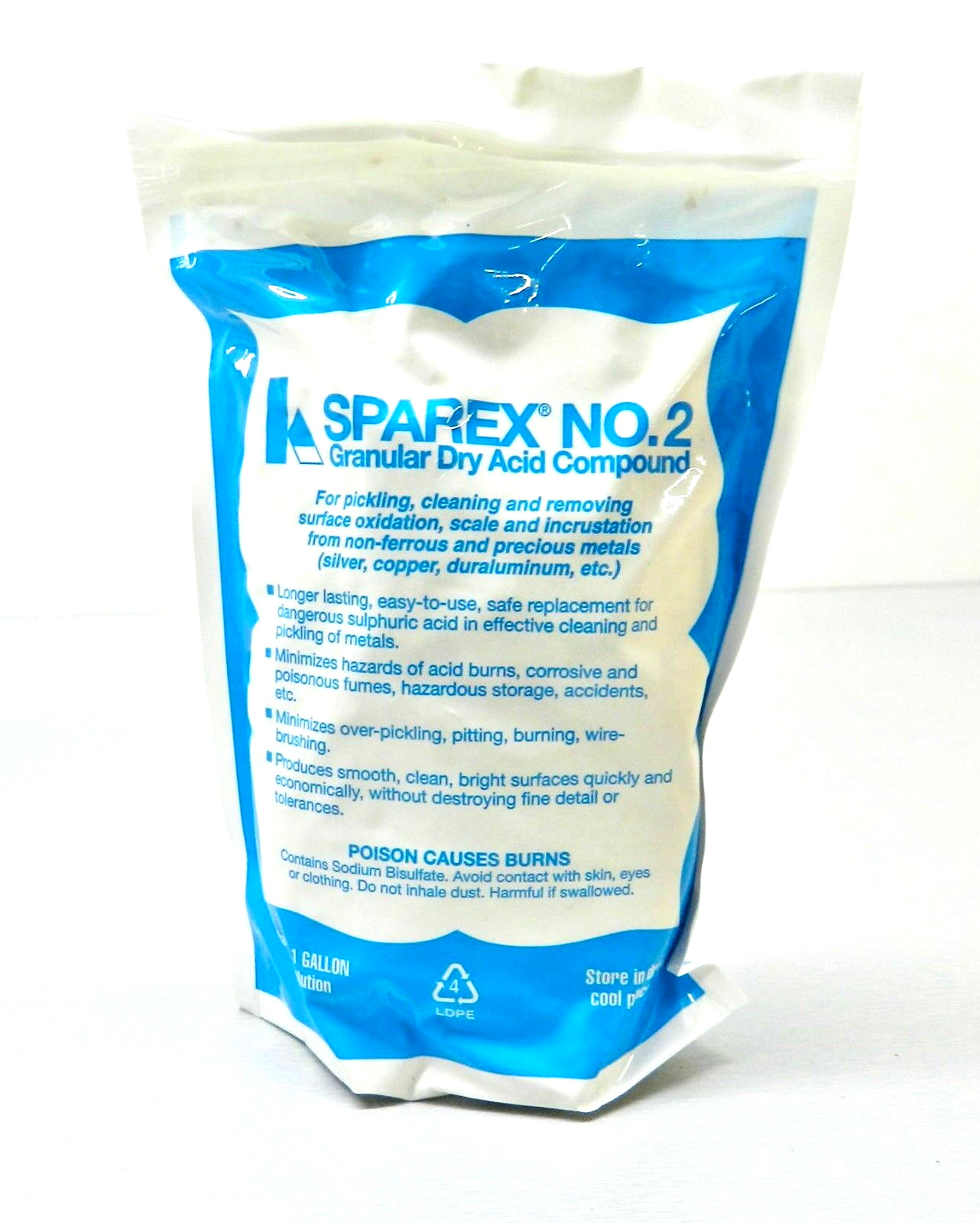 2.5 Lbs Pickling Compound Sparex No 2 Clean Gold & Silver Oxidation 2-1/2 Pound