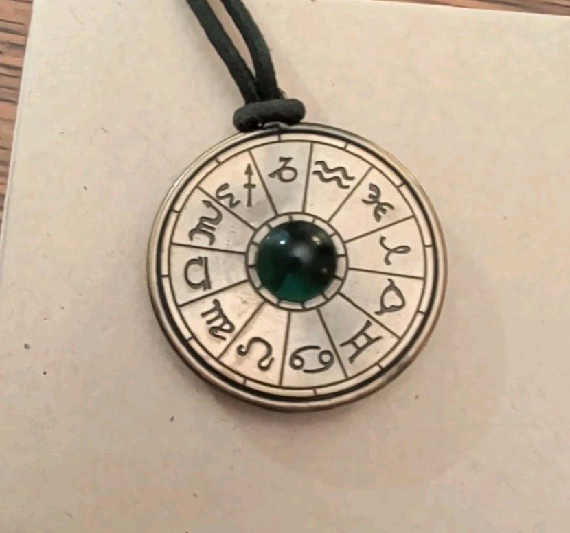 NUMBER 13 PENDANT, SUN, NECKLACE, ASTROLOGY SIGNS