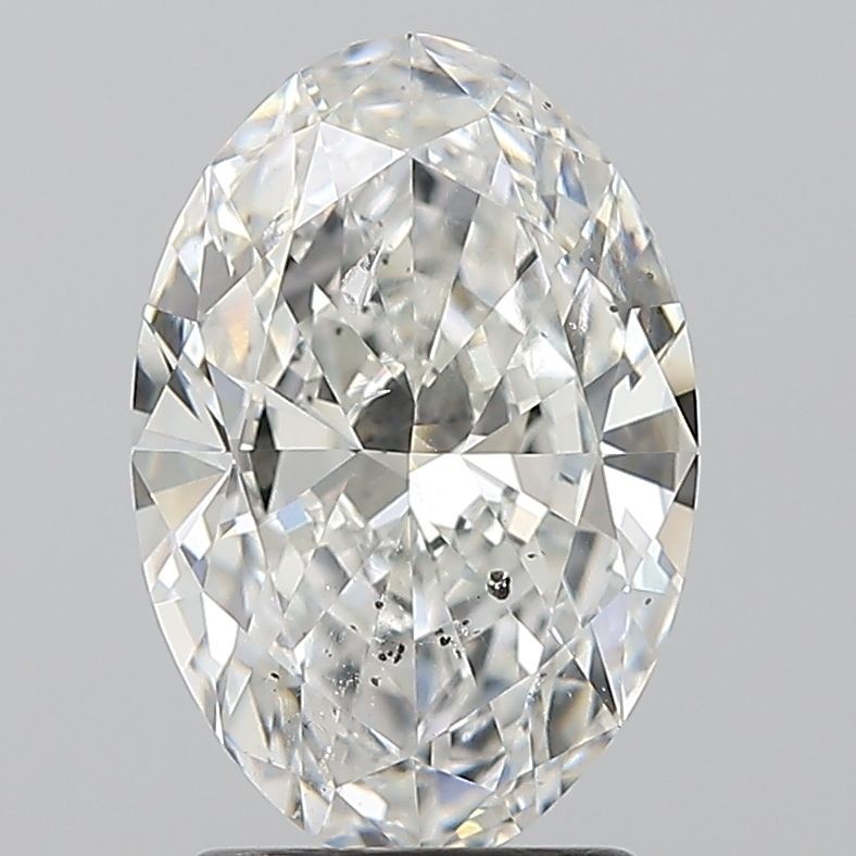 2 Carat Cert. AGI Oval Cut Natural Mined Diamond Loose E color SI1 clarity
