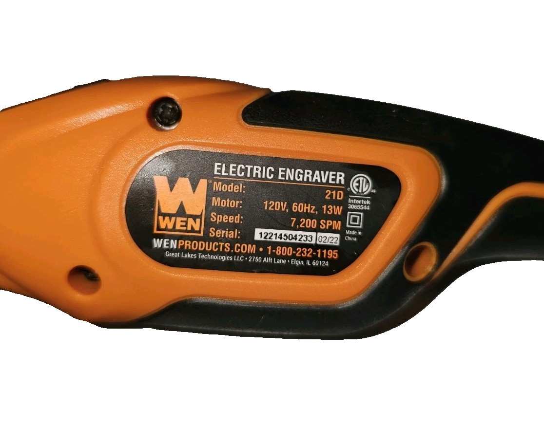 WEN Variable-Depth Engraver for Wood and Metal -no bit Included [C6]