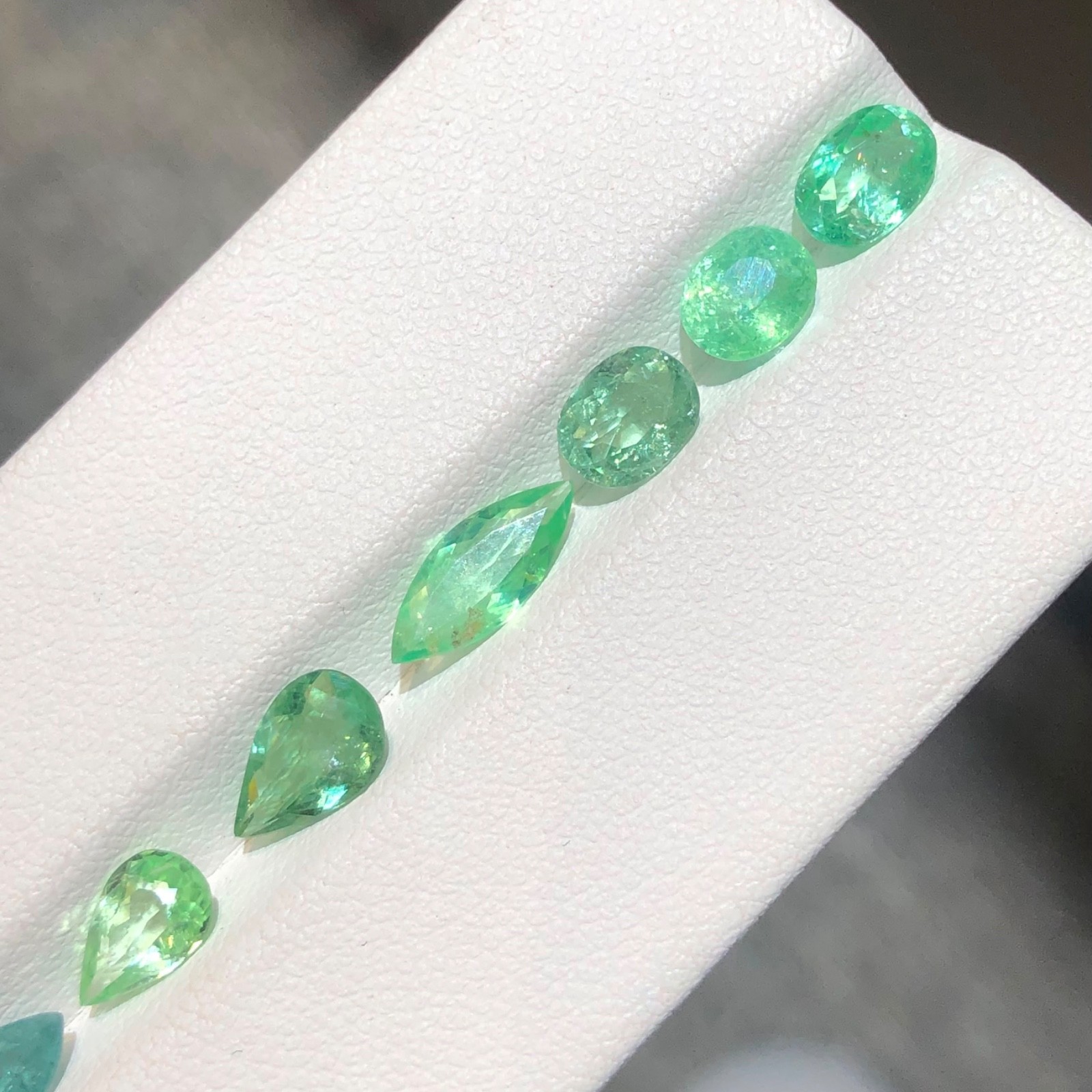 5.95 Carat Natural Paraiba Tourmaline Lot Mix Shape From Africa