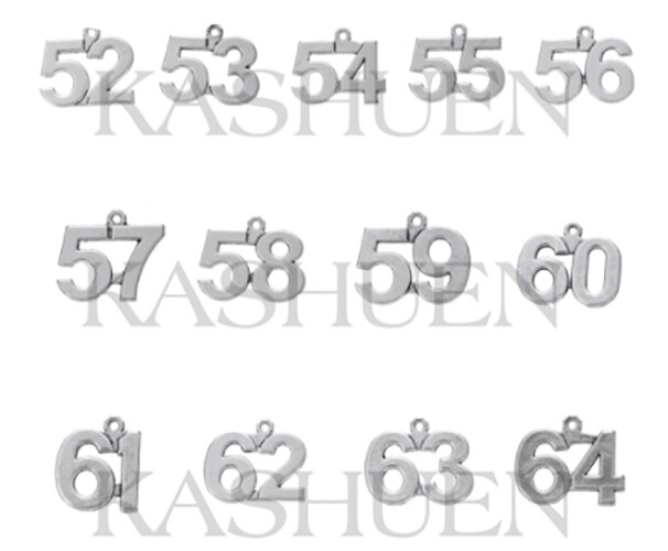 Happy 60th Birthday Grandma Gift Number 60 61 62 63 64 65 66 67 68 69th Necklace