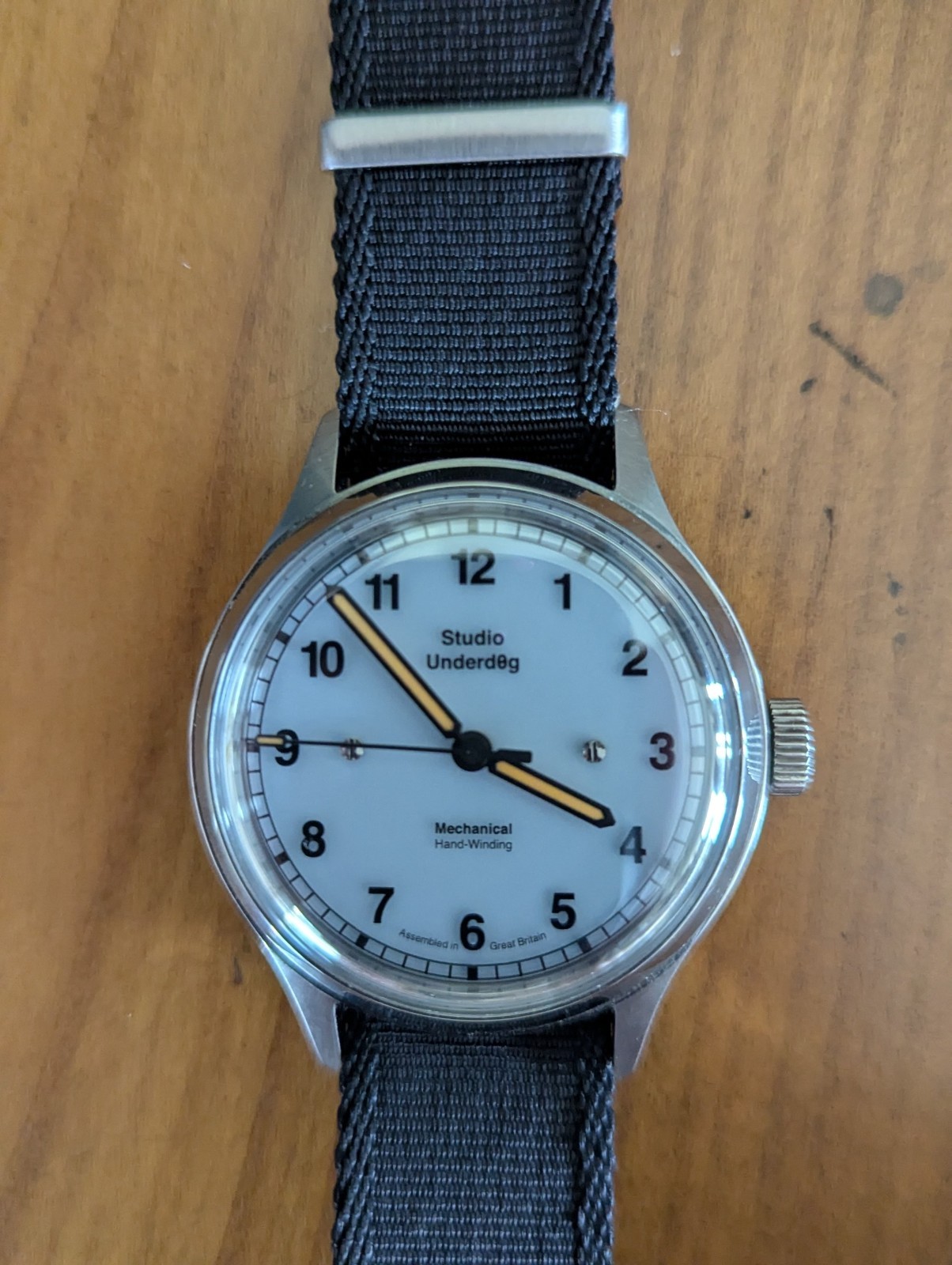 Studio Underd0g 02SERIES Steffany Blue Field Watch 37mm Sellita SW210-1 Mint Box