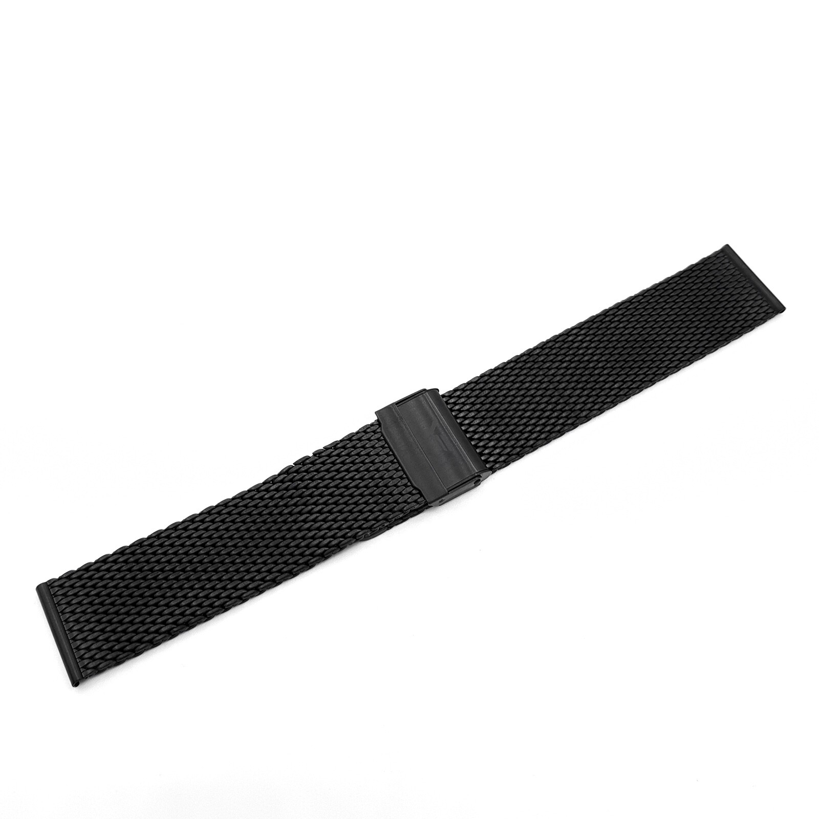Vostok-Europe Black PVD Stainless-Steel Milanese Mesh Bracelet Watches 22mm