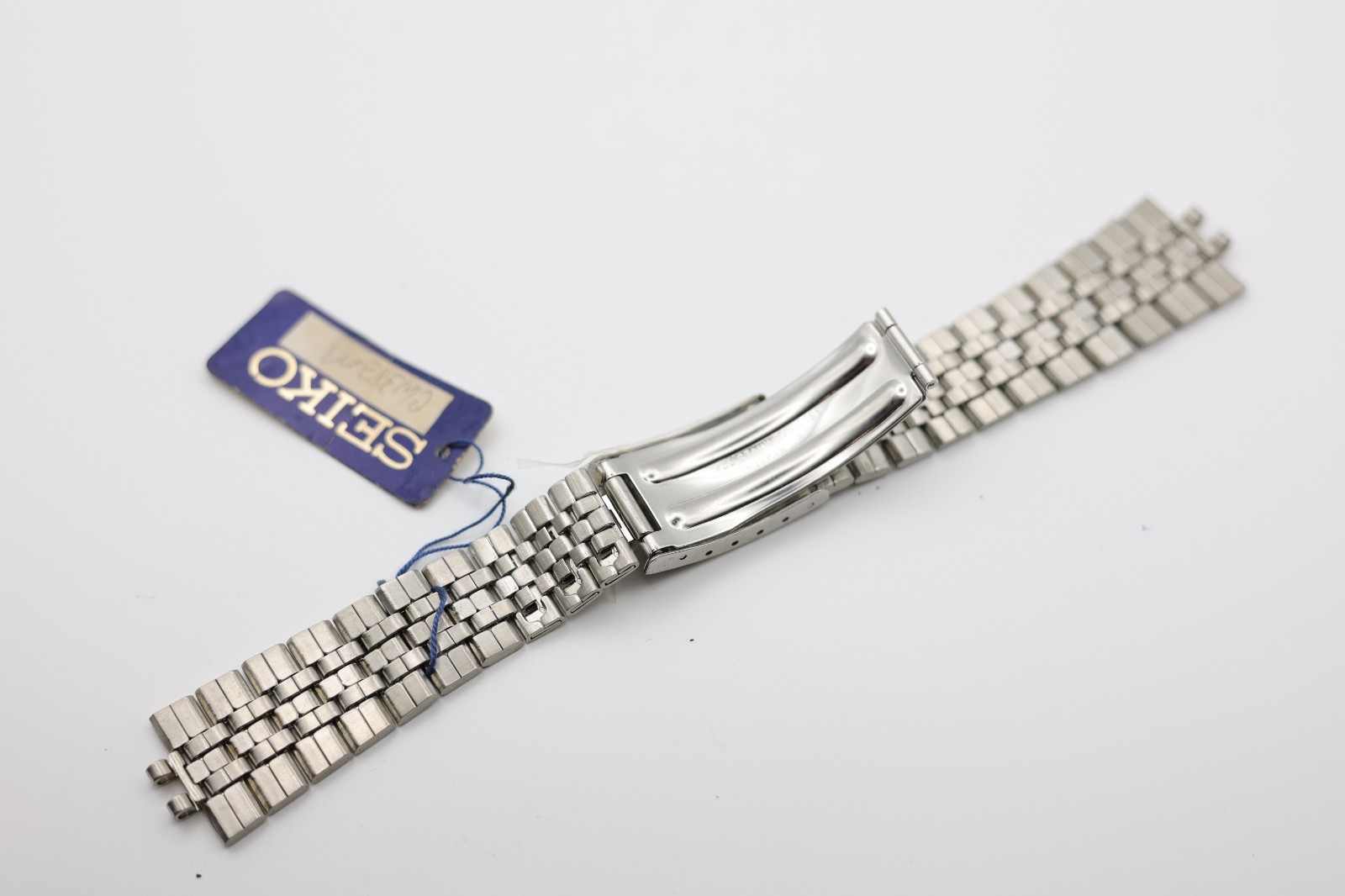 SEIKO STAINLESS WRIST WATCH BRACELET 165mm LONG 19.87/7.68mm LUG END WIDTH (BM)