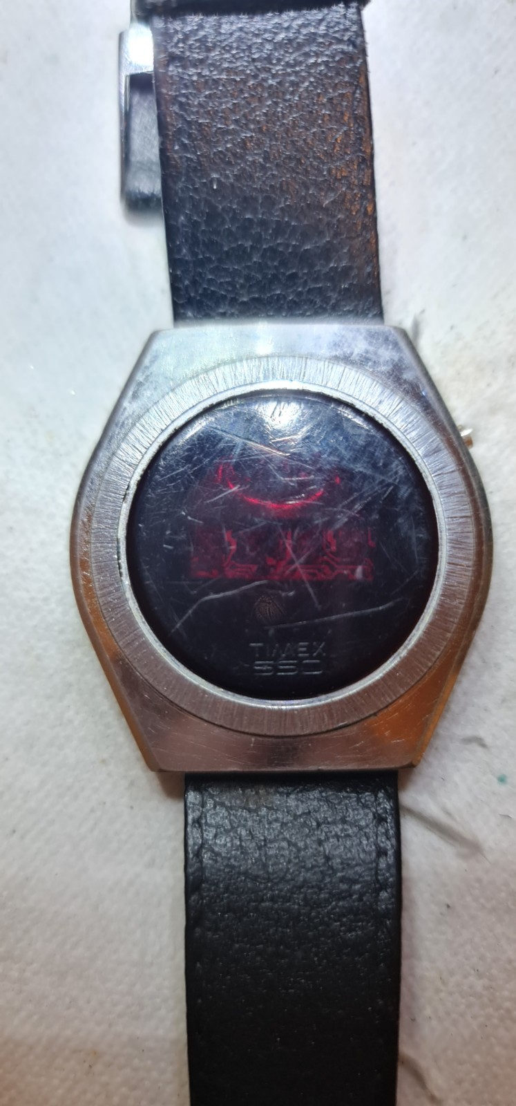 Timex SSQ Vintage LED Watch 1970s