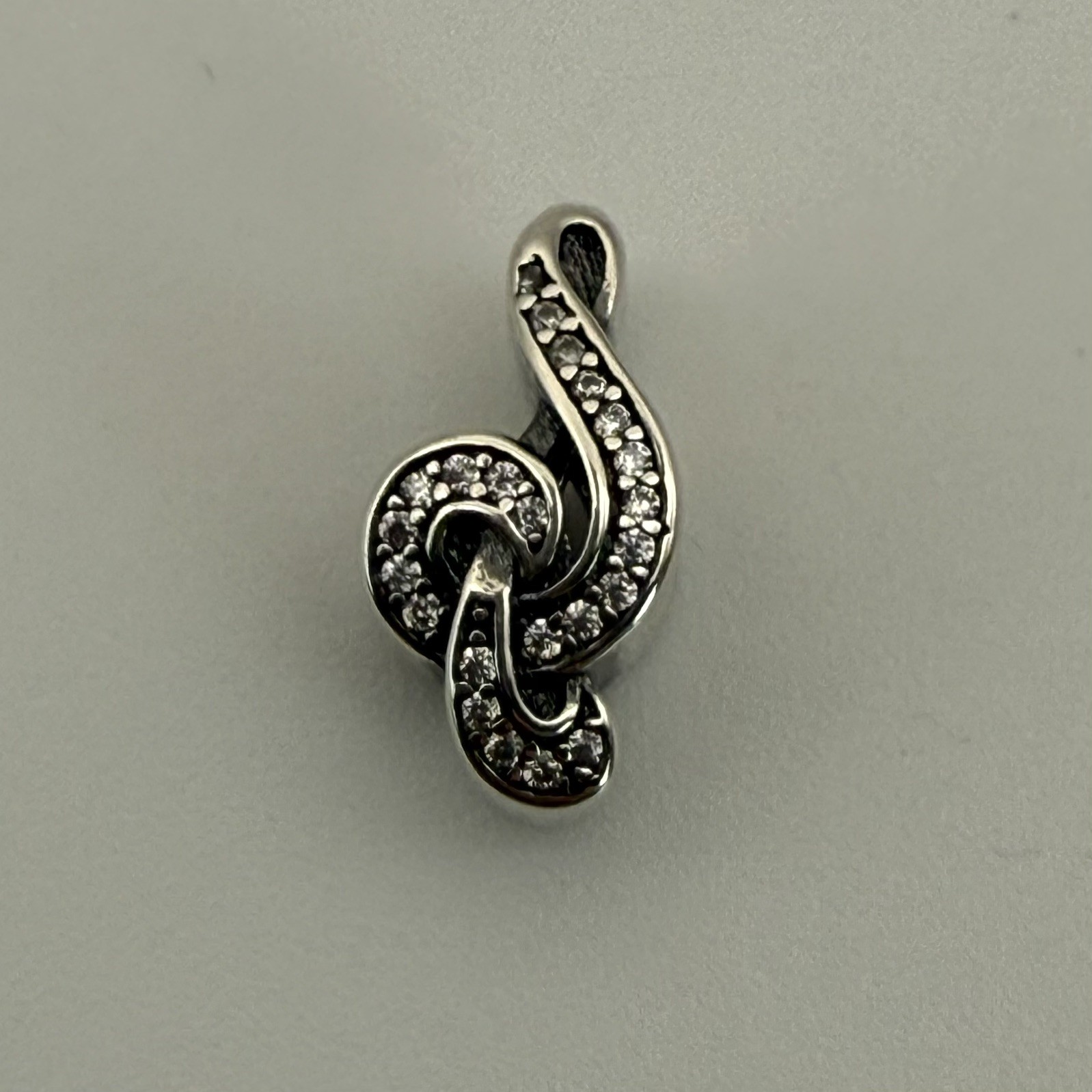 Pandora Music Treble Clef Charm S925 ALE Sparkling Notes Silver Bead