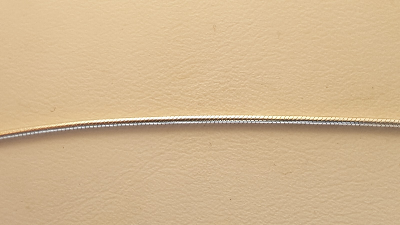 Sterling silver snake chain necklace rope slinky 30″ long Italy Italian lobster