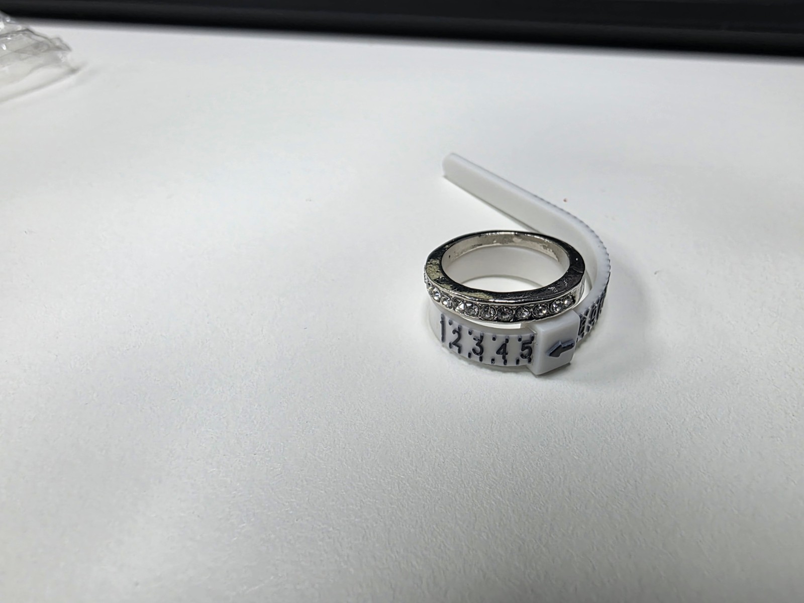 Set of 2 Square Synthetic Cubic Zirconia Engagement Rings, Size 5