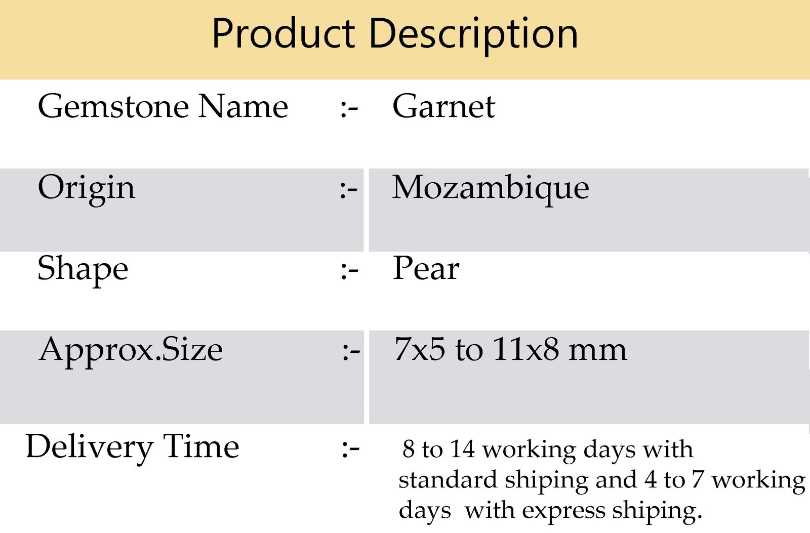 Red Mozambique Garnet Faceted Pear Briolette Beads 7×5 to 11×8 mm 8″ Gem Strand