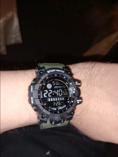 🔥 Men’s Outdoor Sport Watch ⌚ Waterproof LED Analog-Digital | Big Dial Gift 🎁.