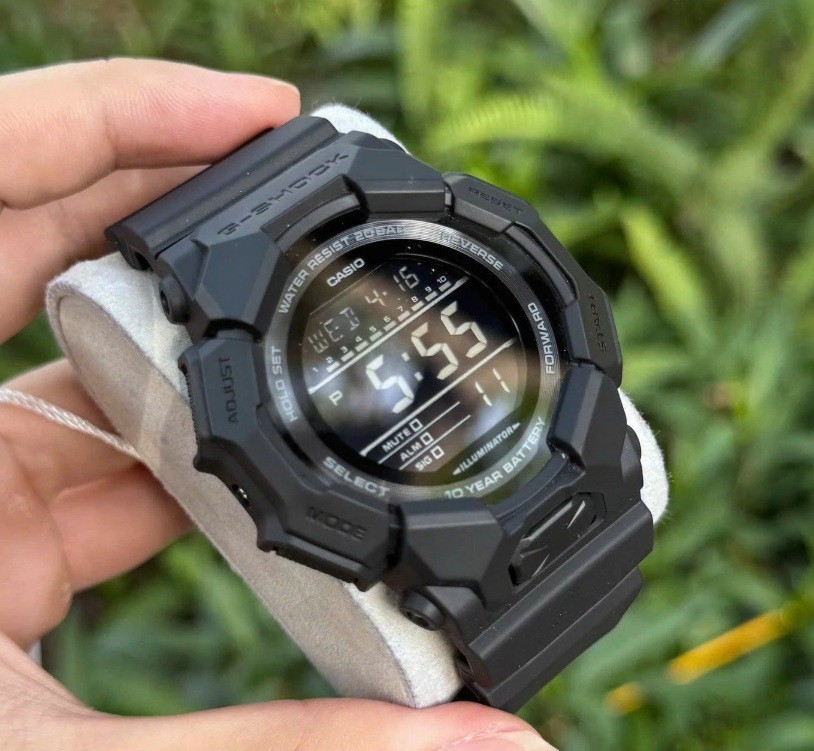 Casio G-Shock GD-010-1A1 Black Digital Big Display Black Resin Men’s Sport Watch
