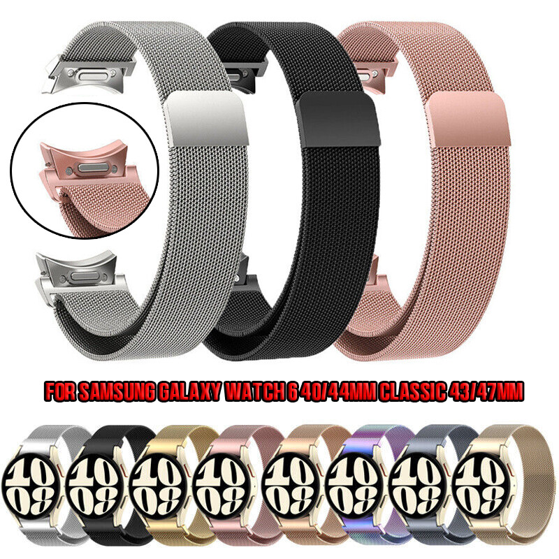 Milanese Loop Band Strap For Samsung Galaxy Watch 7 6 5 4 Series 40/43/44/46/47m