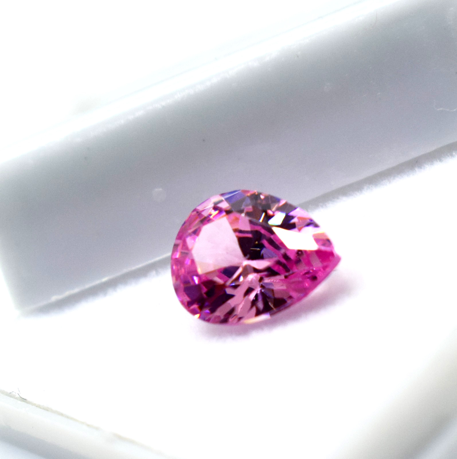 2.50 CT Natural Pink Sapphire Madagascar Pear Cut Certified AAA+ Loose Gemstone