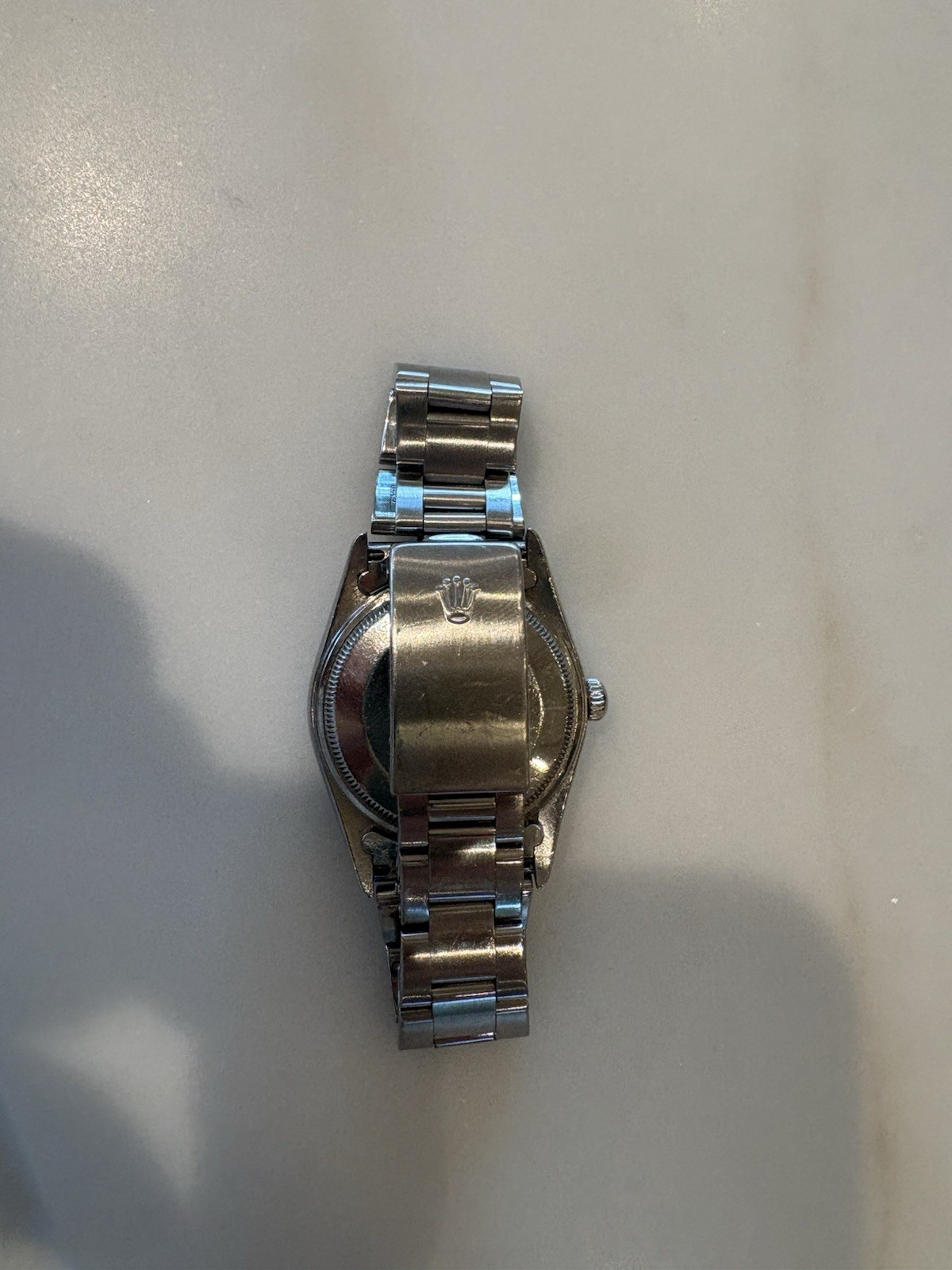 Rolex Air-King Oyster Perpetual Stainless Steel Rare Blue Arabic 14000