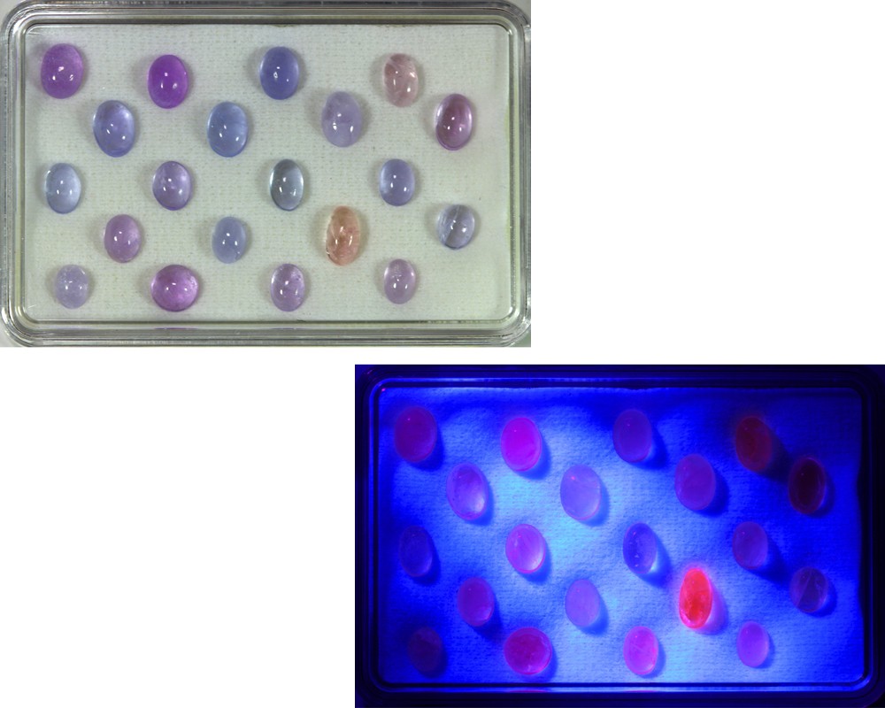 7.36 Cts_Wholesale_100 % Natural Unheated Uv Color Change Hackmanite_Mogok