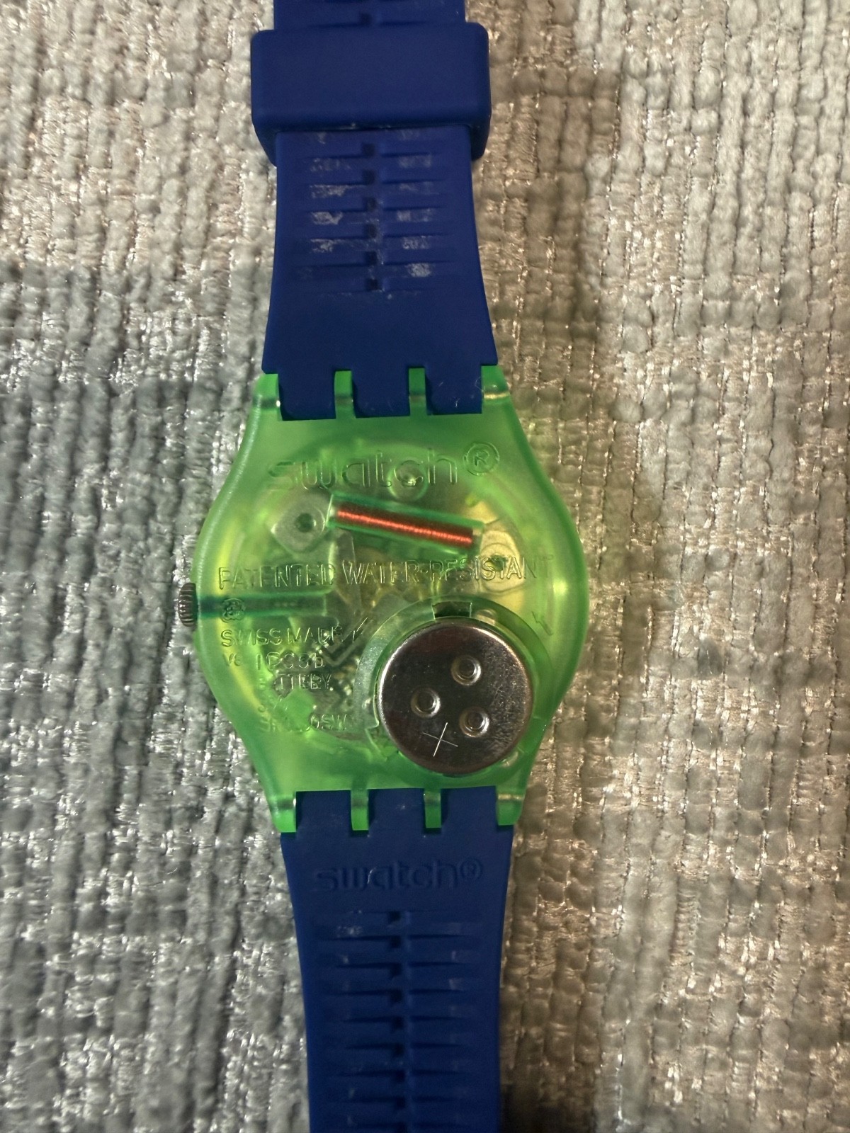 Swatch Neon Skychart Quartz Purple Dial Unisex Watch SO28G704