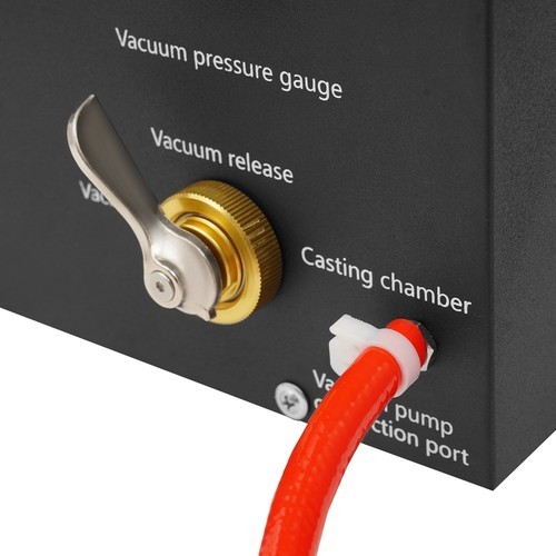 2KG Jewelry Lost Wax Cast Combination Vacuum Casting Melting Machine 1/3 HP 4CFM