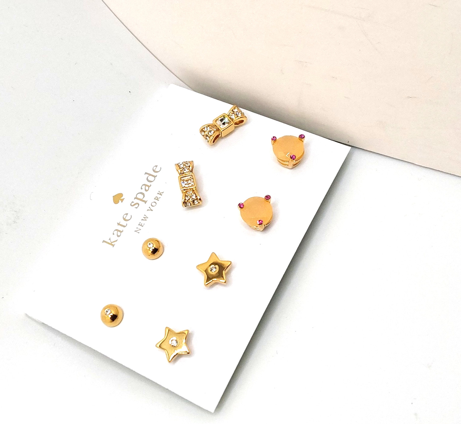Kate Spade New York Four Beautiful Assorted Pairs Stud Earrings