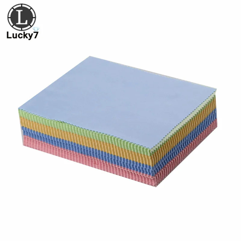 10Pcs Wholesale Jewelry Cleaning Cloth Cotton Cashmere Titanium Steel Maintenanc