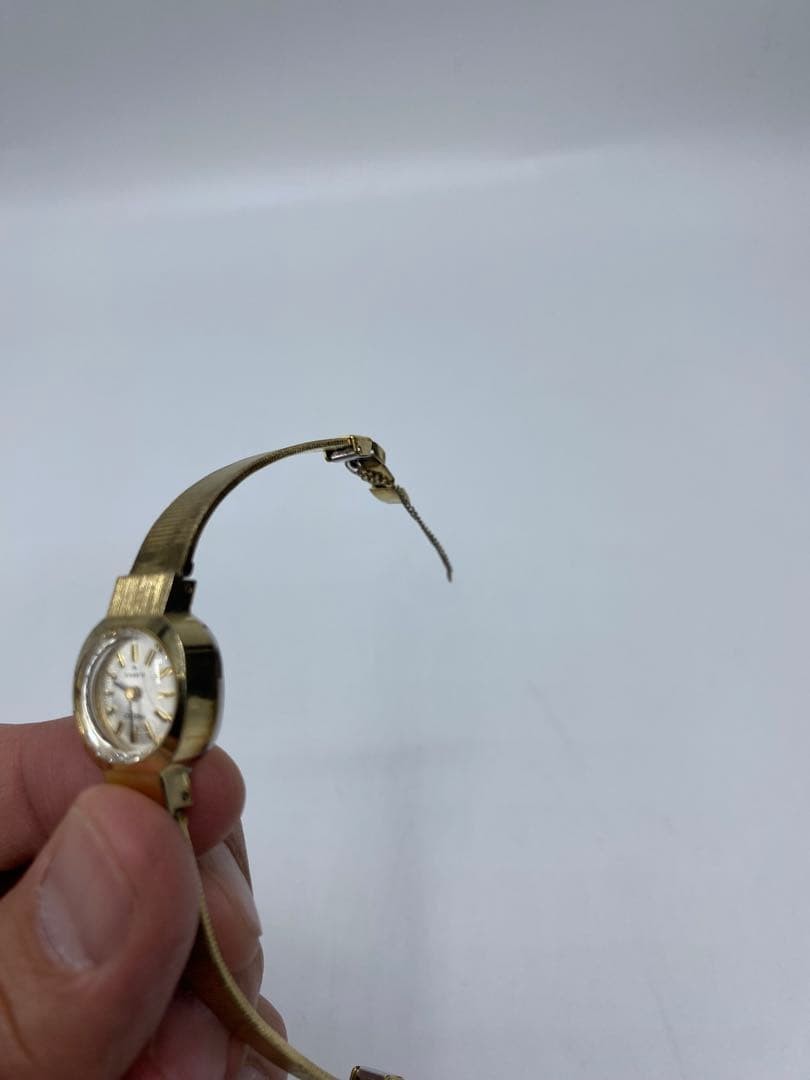Excellent condition SEIKO 21 jewels gold analog manual winding watch 11-0340