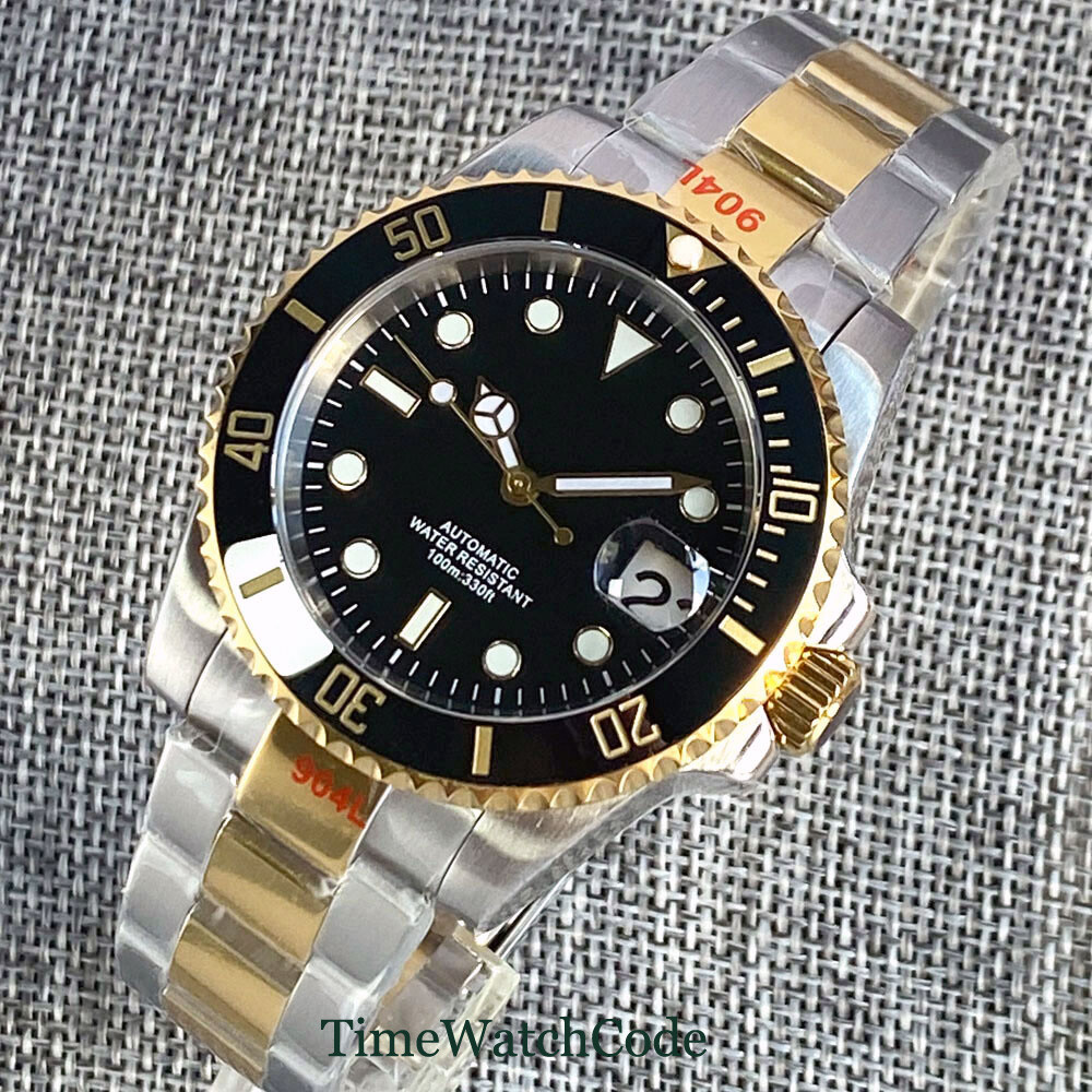 NH35A Movement Automatic Watch For Men 40mm Bliger/Sterile Dial Sapphire Crystal