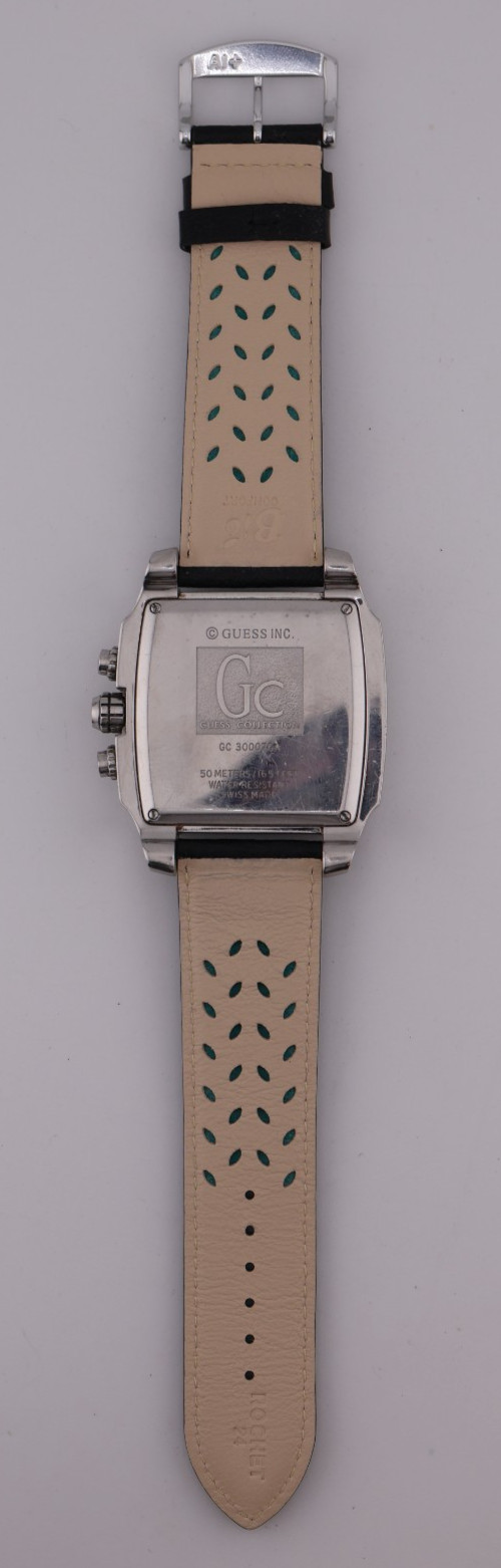 Guess Collection Swiss Made Men’s Chronograph Watch – GC 30007GA – New Battery