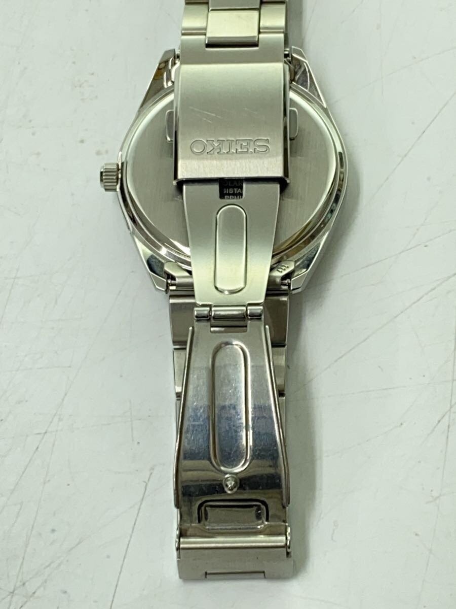 SEIKO Solar Watch / Analog / Stainless Steel /NVY/SLV/7B72-0AC0//