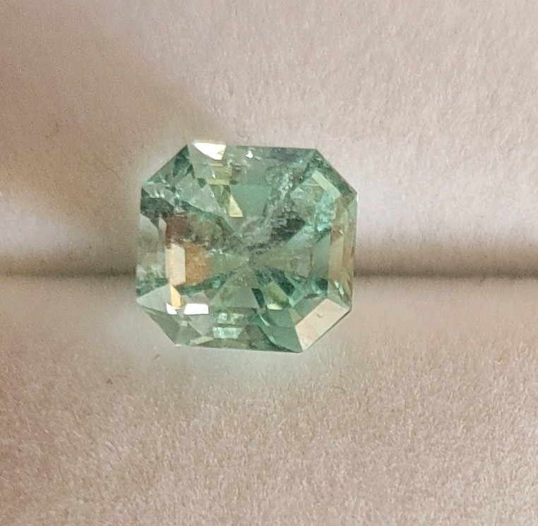 Columbian Emerald, Old Stock 3.65 Carats, Eye-Clean!