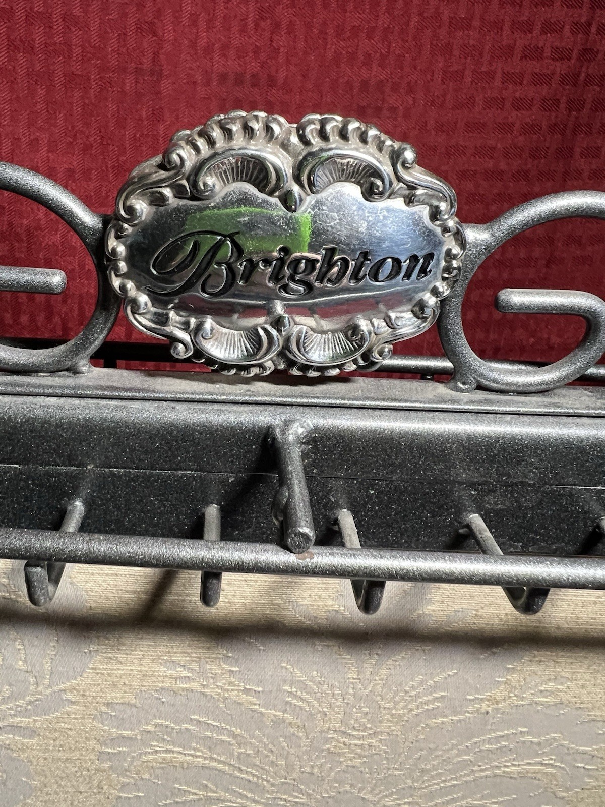 BRIGHTON TABLE TOP STORE DISPLAY W/ TURNTABLE*SAME ON BOTH SIDES W/LOCKS JEWELRY