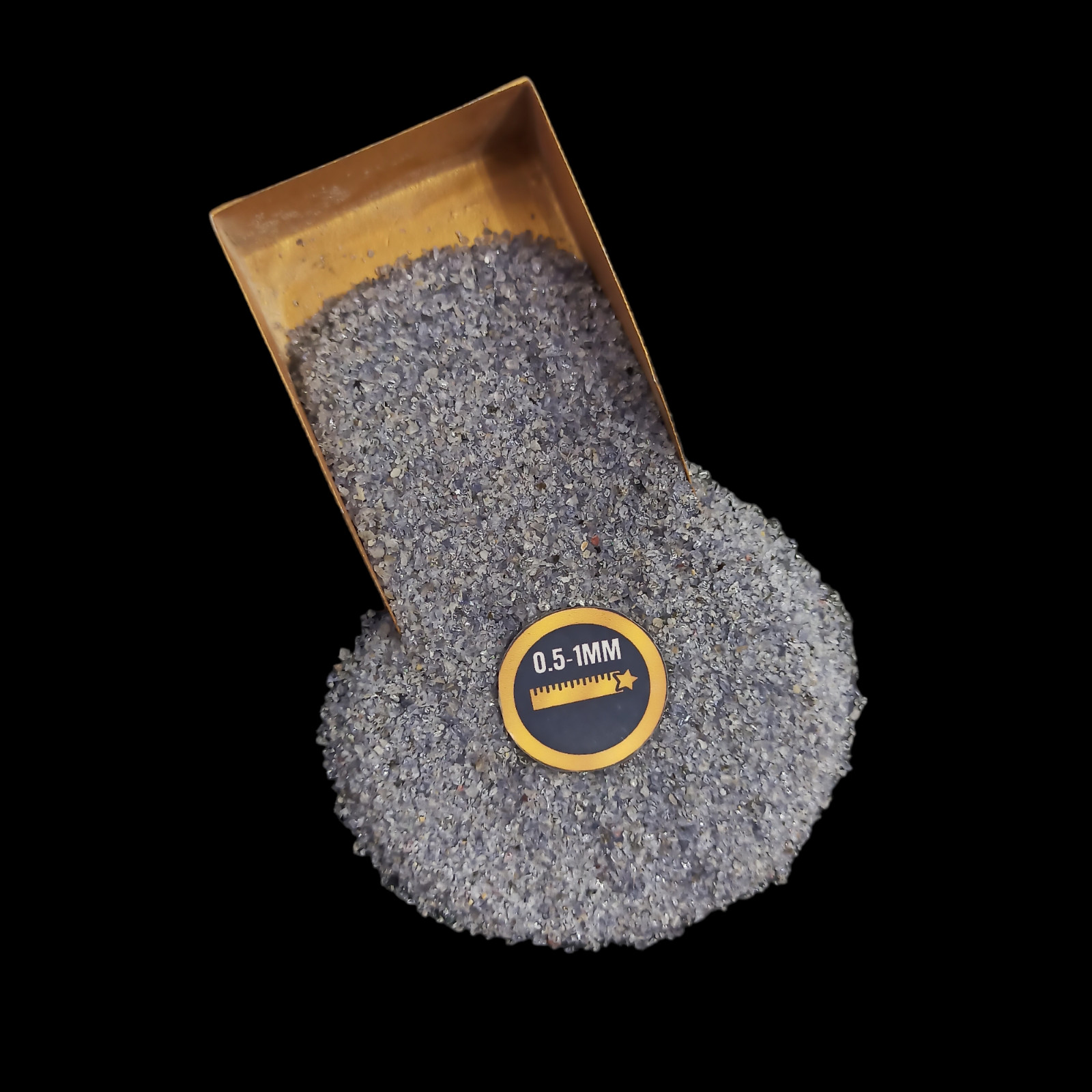 Natural Iolite gemstone crushed Coarse 0.5-1mm Gemstone For Jewelry Making