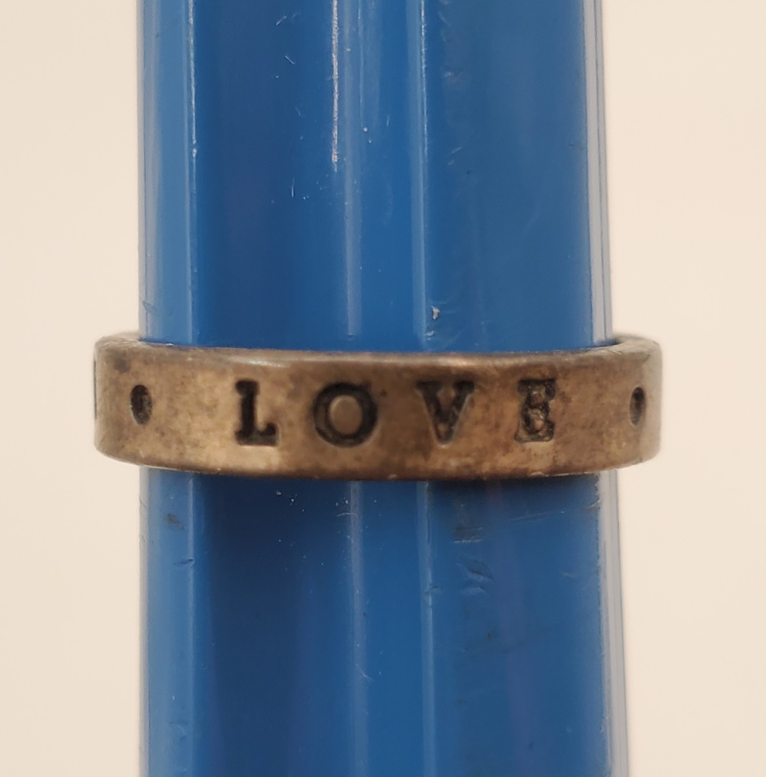 925 BDS True Love Waits Ring 7 Sterling Silver 3g Wedding Band Purity Reminder